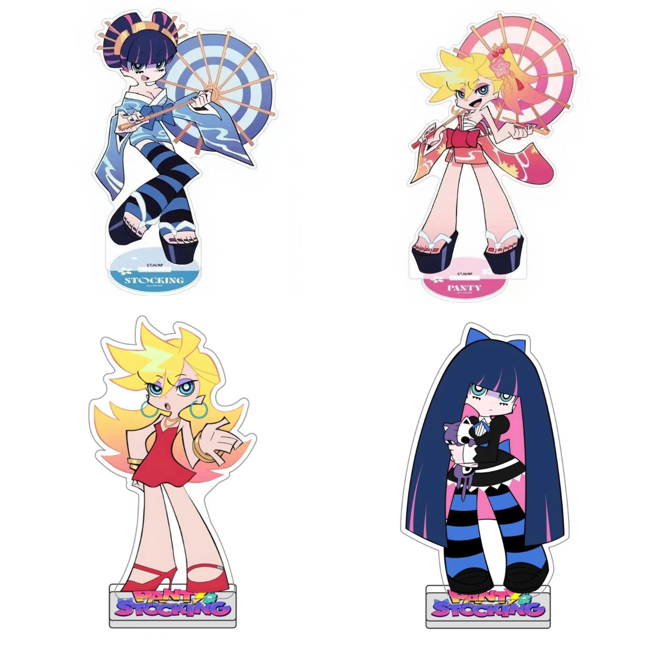Acrylic Cosplay Prop - Anime Panty & Stocking with Garterbelt