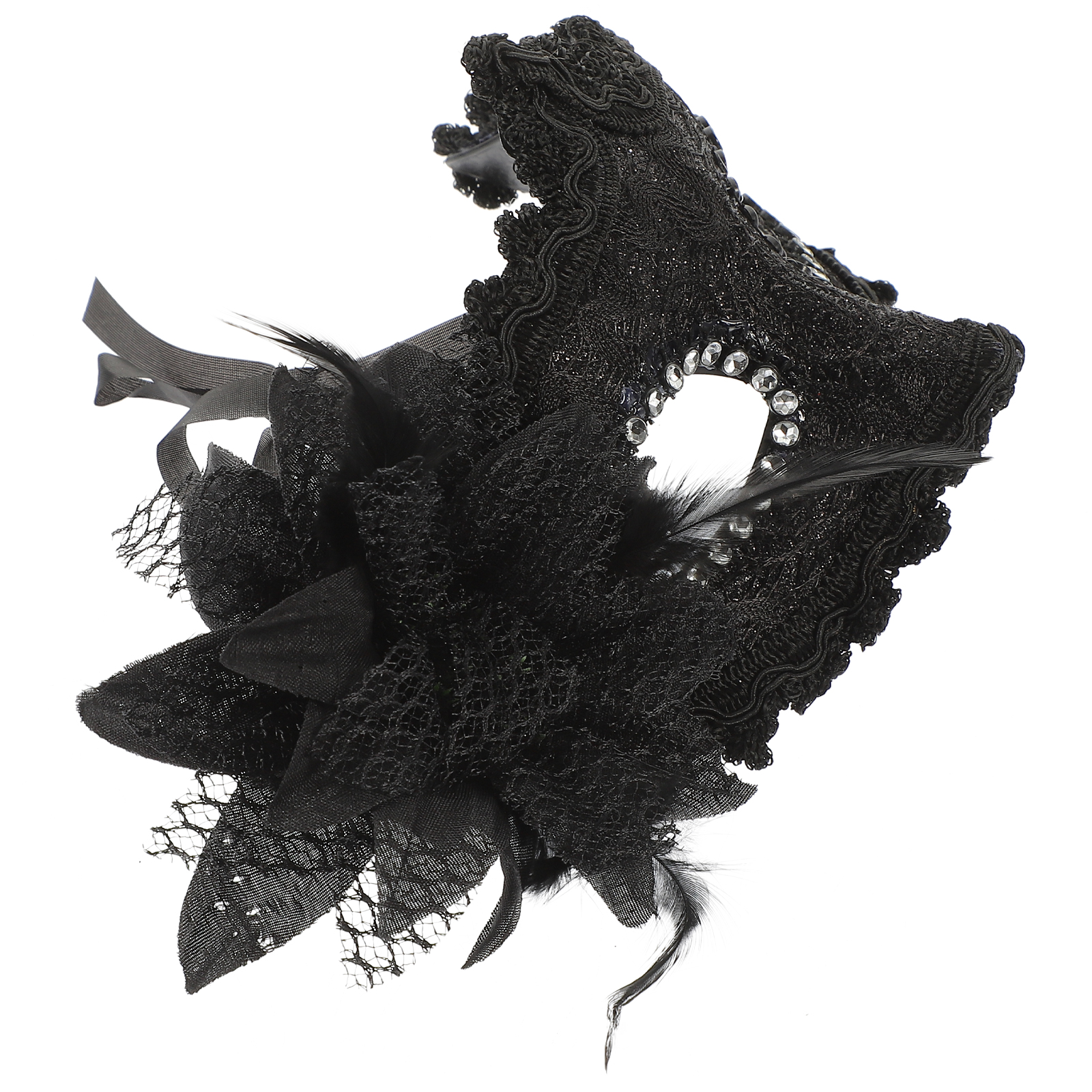 Cosplay Prop Designer - Princess Lace Mask Half Face Masquerade