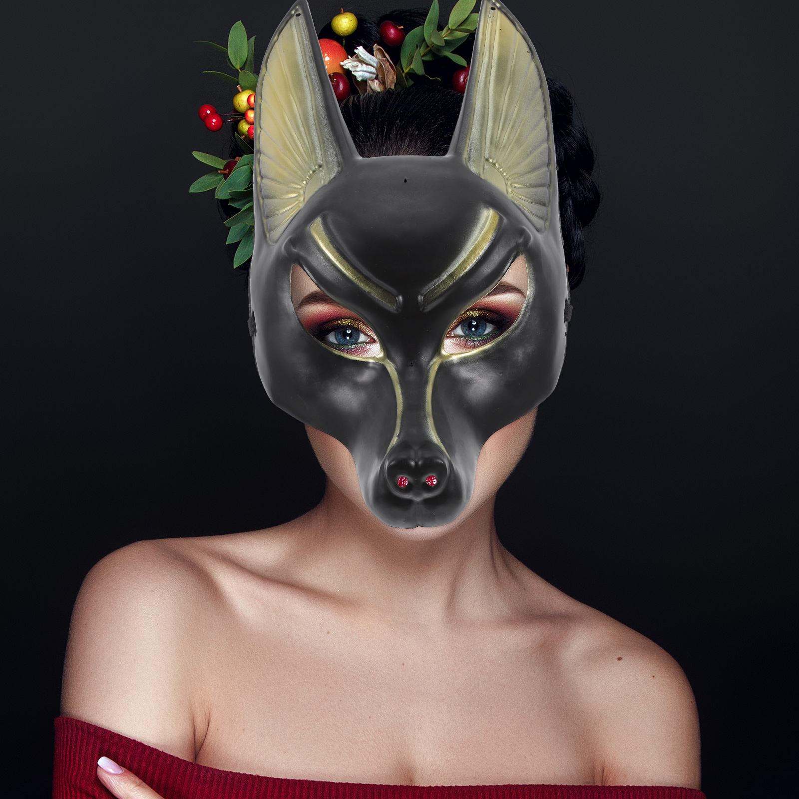Halloween Mask Anubis Design C – Cosplay Prop Designer Bewertung und Preis