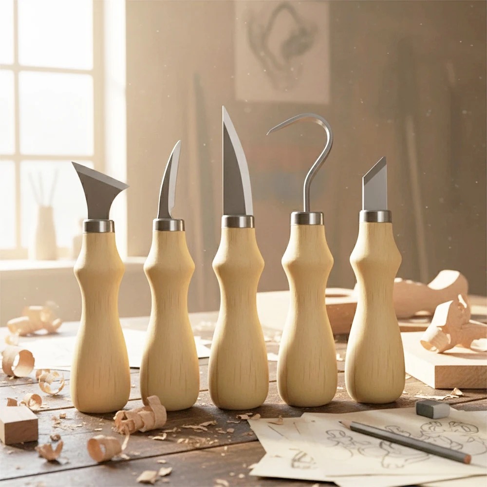 5Pcs Wood Carving Tools Set,Cu – Craft Knife Set Bewertung und Preis