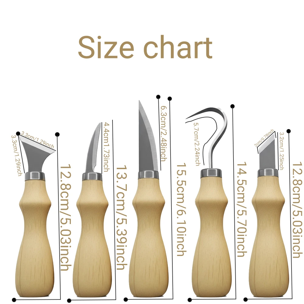 5Pcs Wood Carving Tools Set,Cu – Craft Knife Set Bewertung und Preis