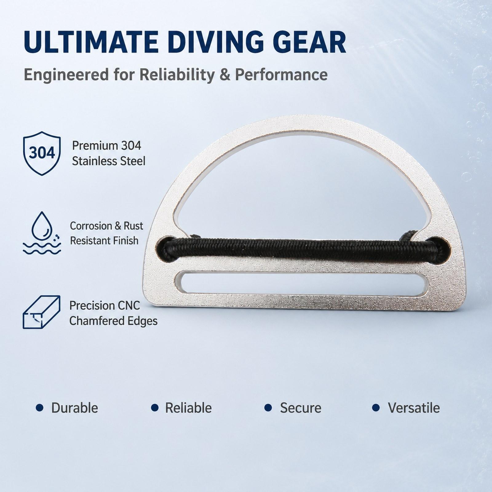 Scuba Weight Belt Keeper Buckl – D Ring Strap Bewertung und Preis