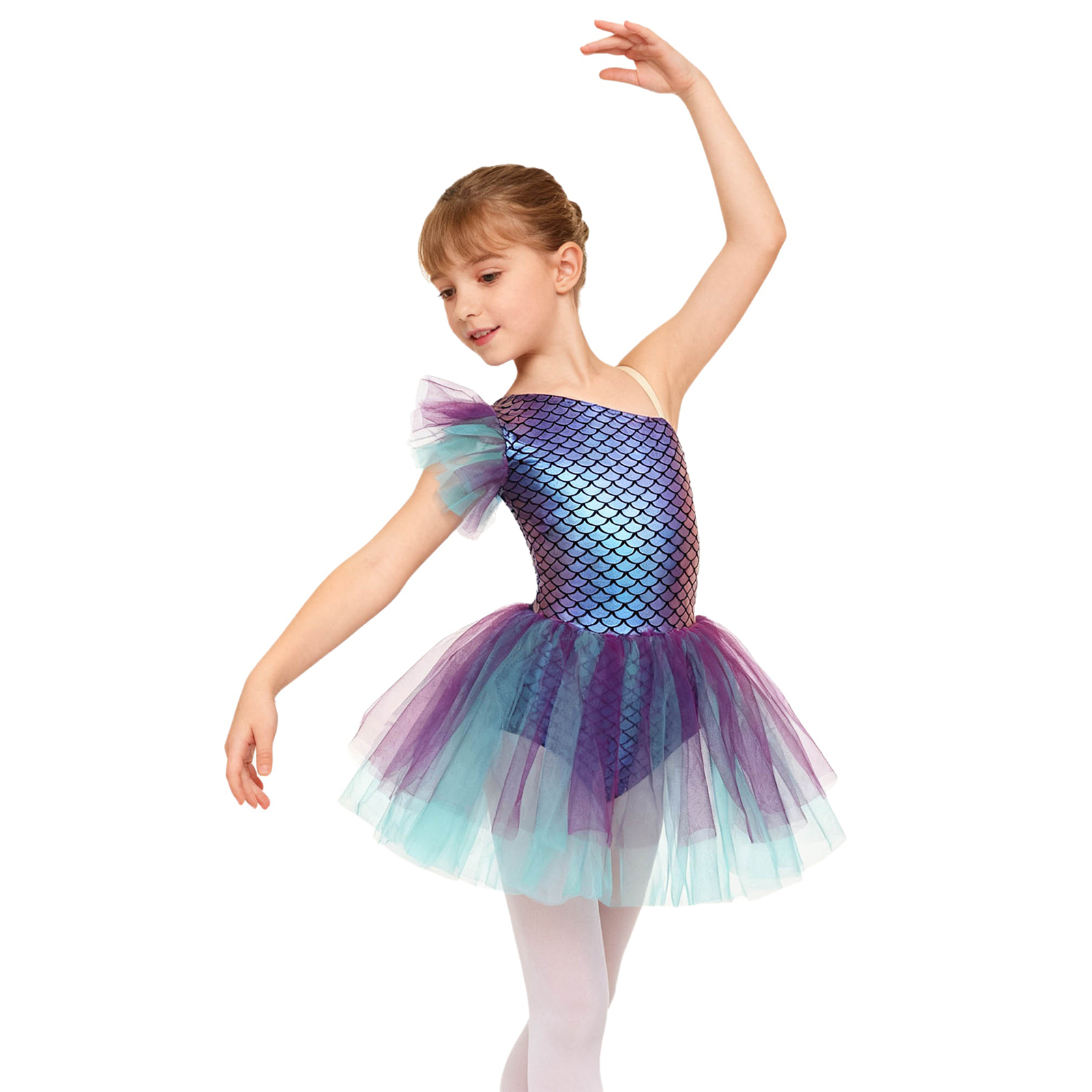 Kids Fish Scales Princess Gymn – Briar Cosplay Prop Bewertung und Preis