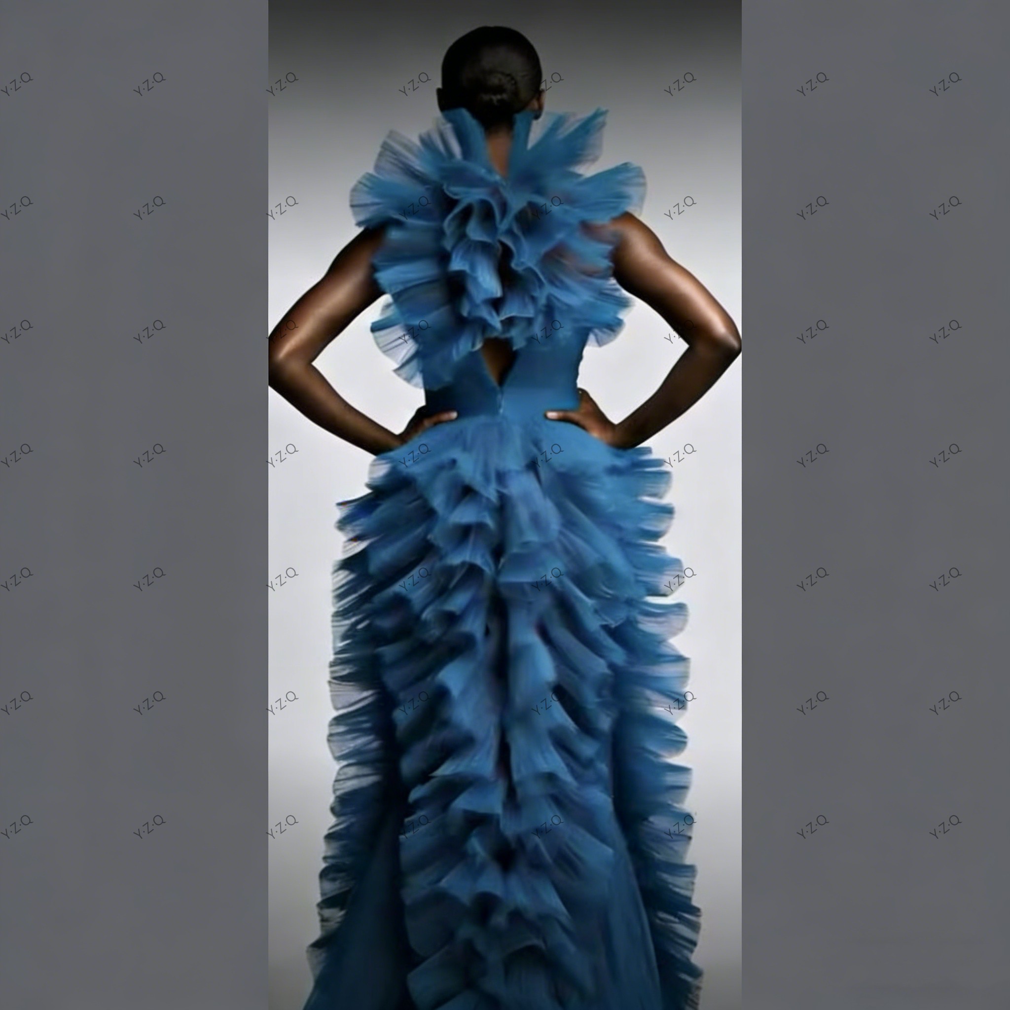 Dreamlike Blue Dresses Layered – Briar Cosplay Prop Bewertung und Preis