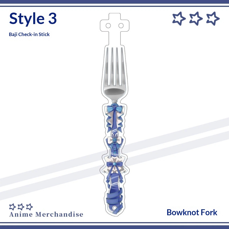 Anime Acrylic Bowknot Fork Sha – Acrylic Cosplay Prop Bewertung und Preis
