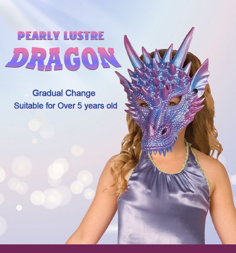 Pearl Blue Dragon Mask 3D Prin – Cosplay Prop Blueprints Bewertung und Preis