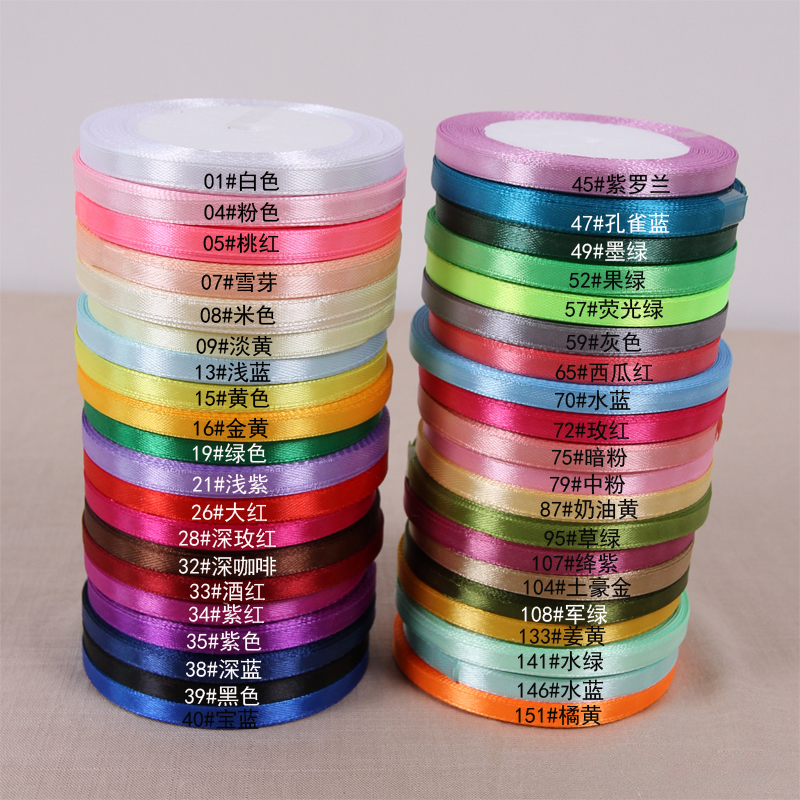 25yards/roll 6mm Satin Ribbon  – Craft Foam Roll Bewertung und Preis