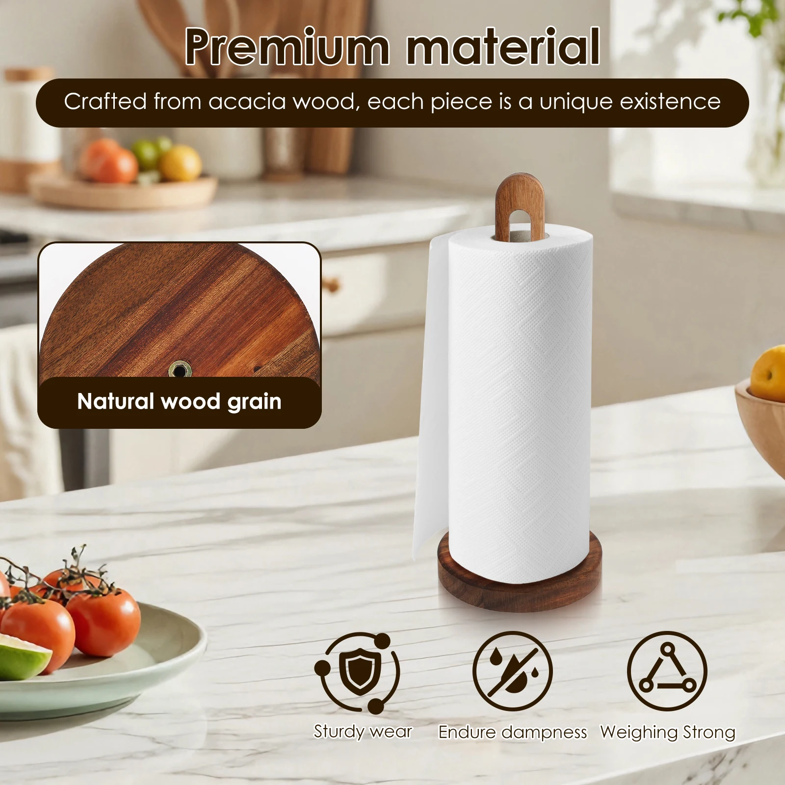 Wooden Paper Towel Holder Stan – Craft Foam Roll Bewertung und Preis