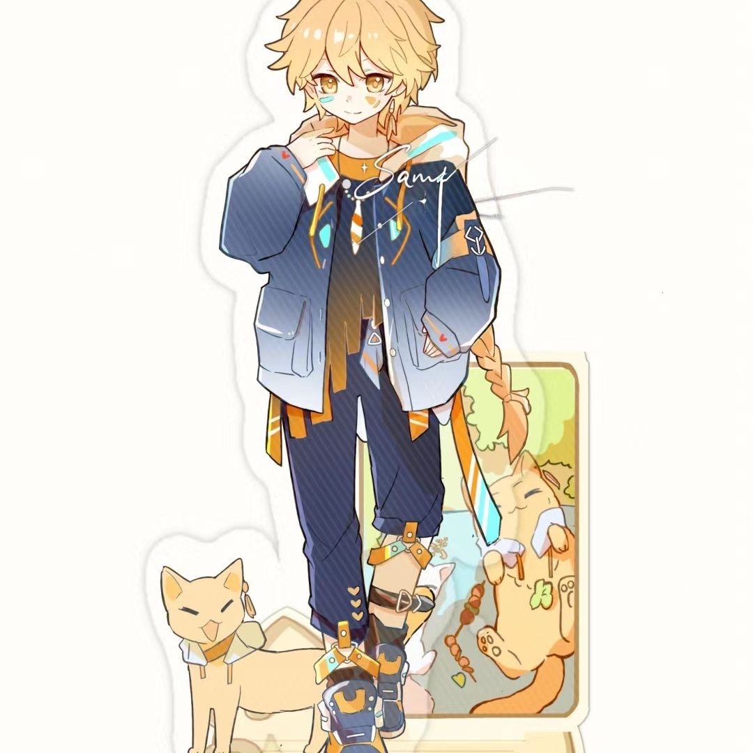 Anime Genshin Impact Traveler  – Acrylic Cosplay Prop Bewertung und Preis