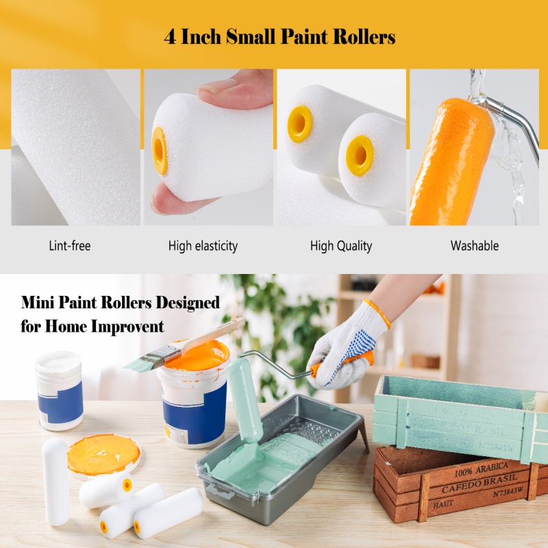 10PCS 4 Inch High Absorption F – Craft Foam Roll Bewertung und Preis