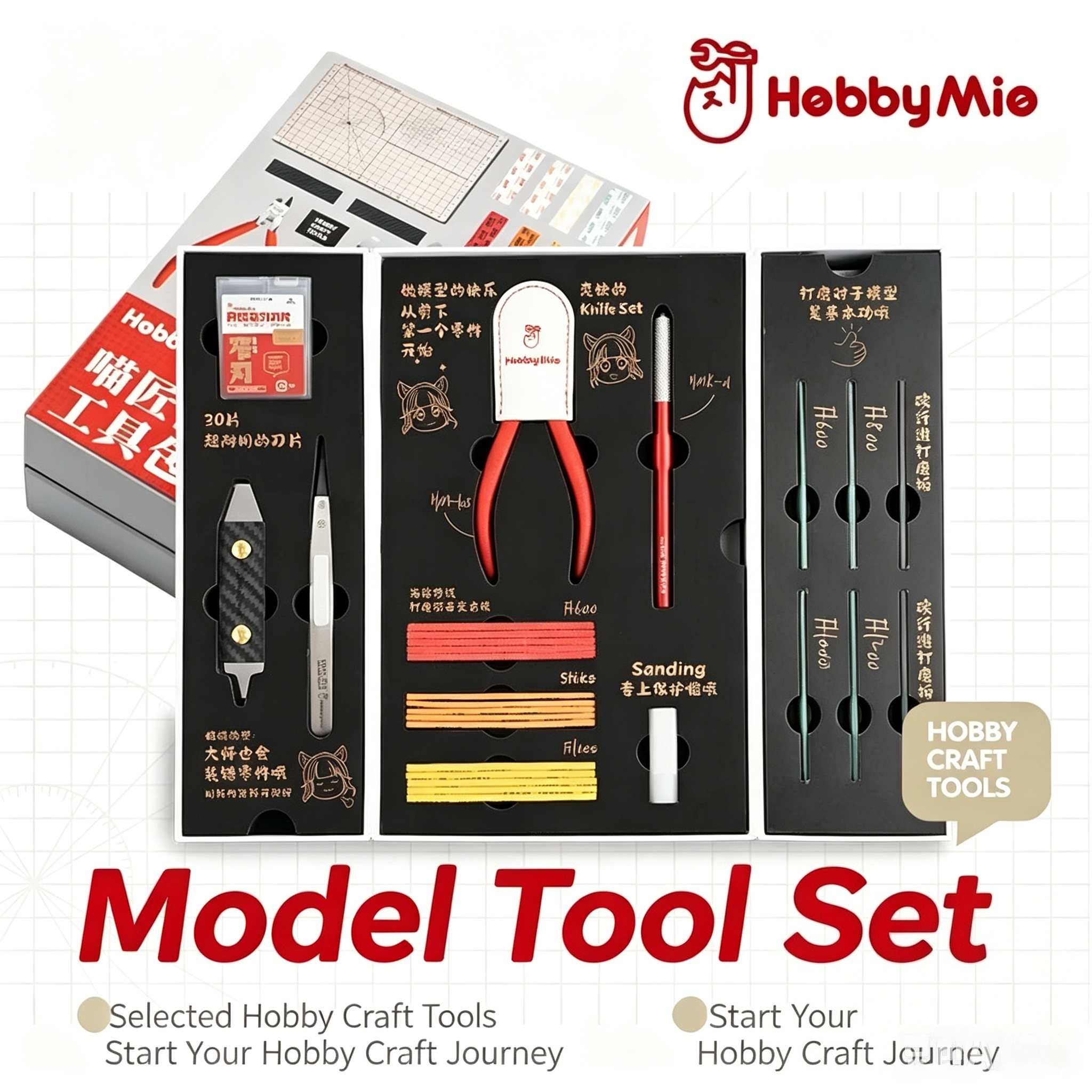 HOBBY MIO assembly model tool  – Craft Knife Set Bewertung und Preis