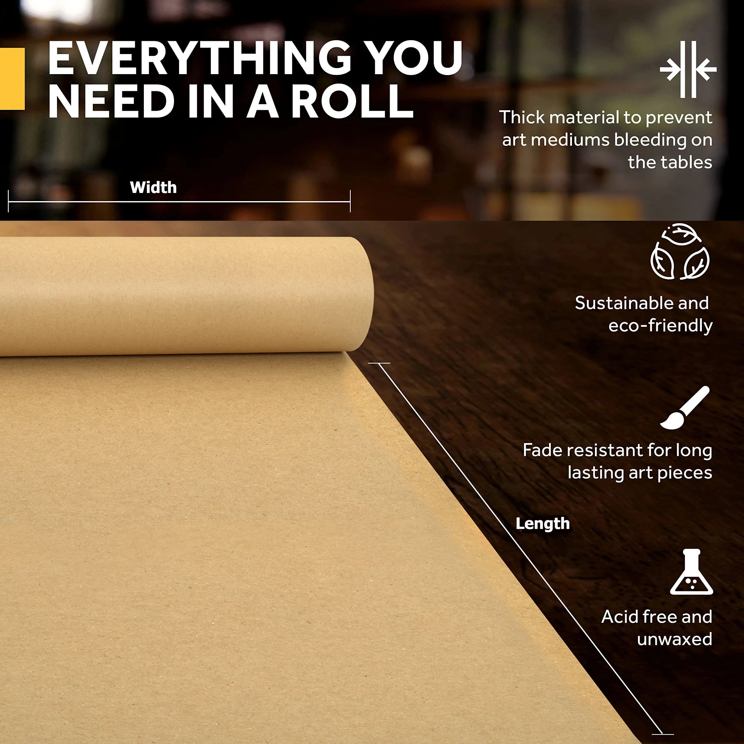 Kraft Paper Brown Ideal for Gi – Craft Foam Roll Bewertung und Preis