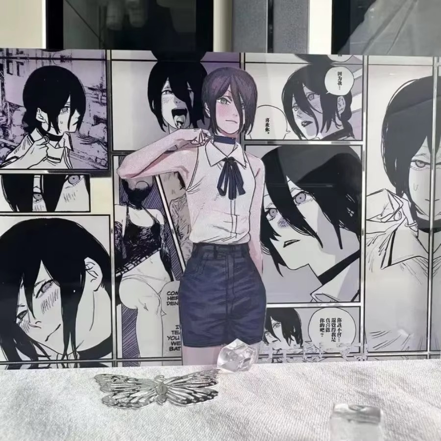 Anime Figure Denji and Reze Ac – Acrylic Cosplay Prop Bewertung und Preis