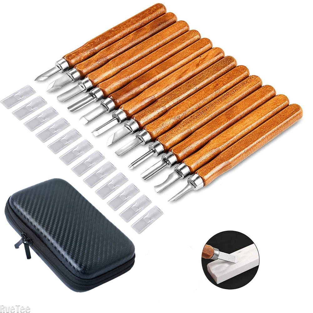 12Pcs SK2 Woodworking Carving  – Craft Knife Set Bewertung und Preis