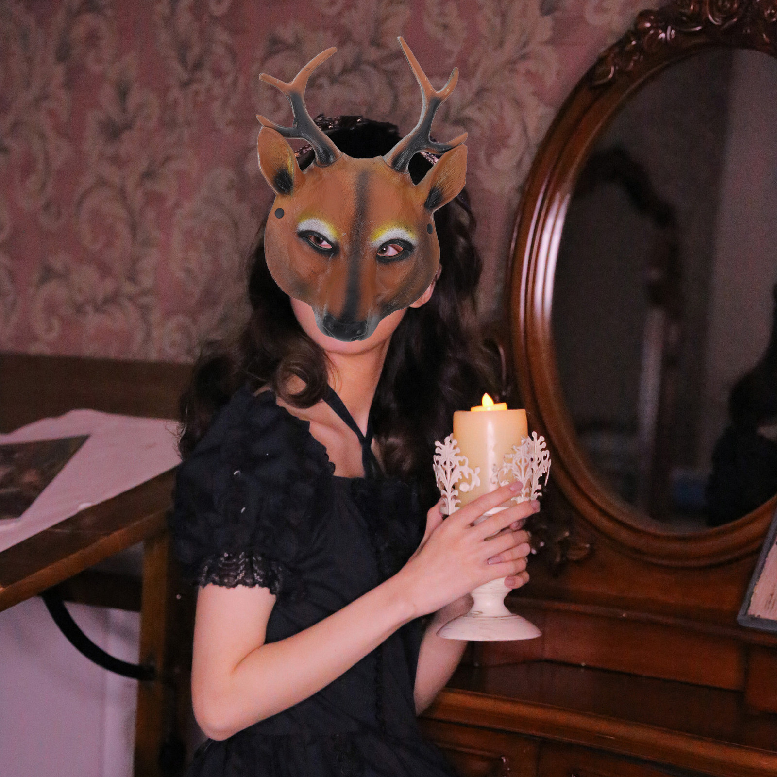 Deer Design Mask Halloween Xma – Cosplay Prop Designer Bewertung und Preis