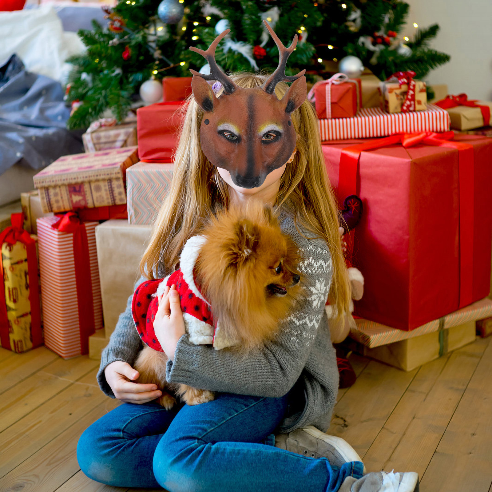 Deer Design Mask Halloween Xma – Cosplay Prop Designer Bewertung und Preis