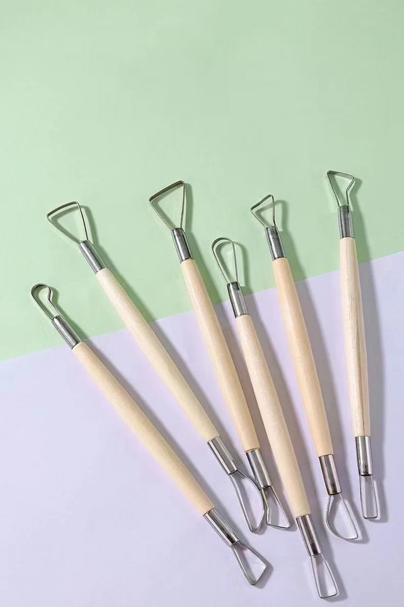 6PCS wooden handle wax pottery – Craft Knife Set Bewertung und Preis