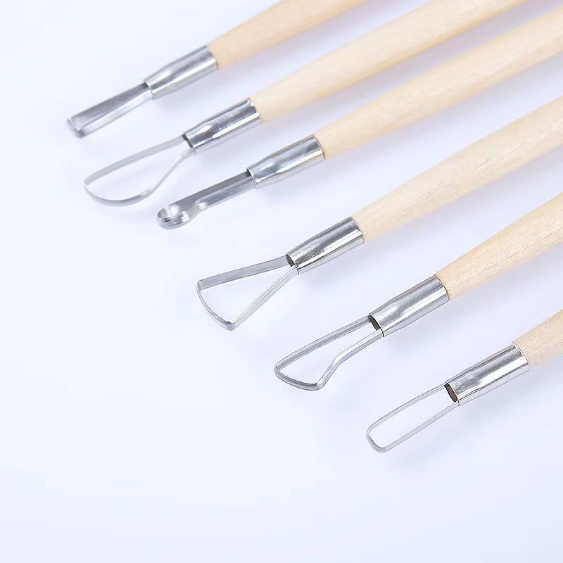 6PCS wooden handle wax pottery – Craft Knife Set Bewertung und Preis