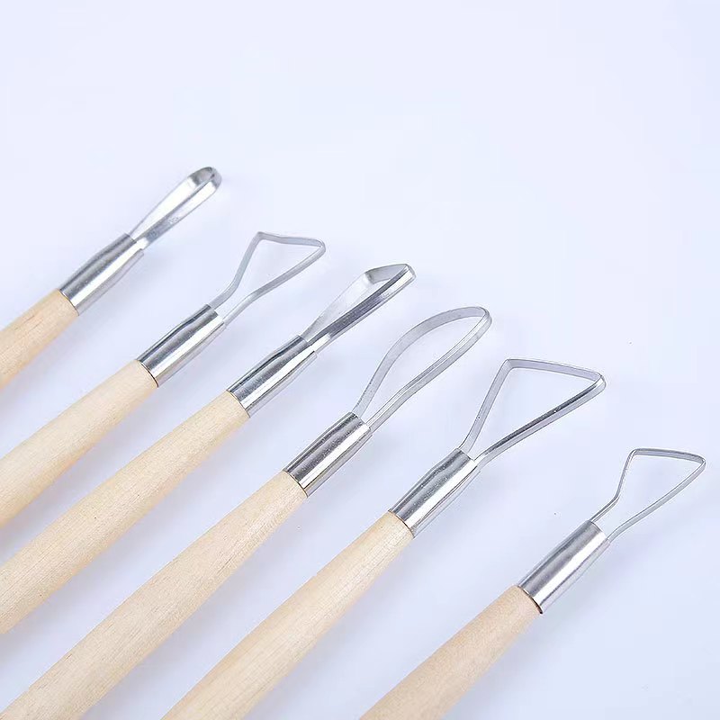 6PCS wooden handle wax pottery – Craft Knife Set Bewertung und Preis