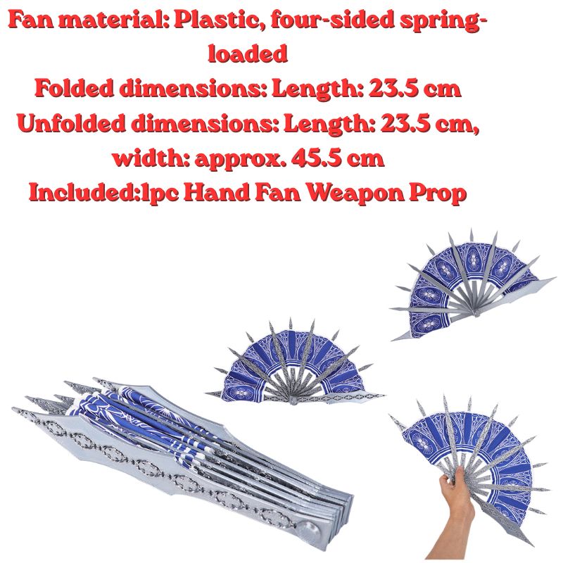 Anime Kitana Cosplay MK Blue H – Cosplay Prop Blueprints Bewertung und Preis